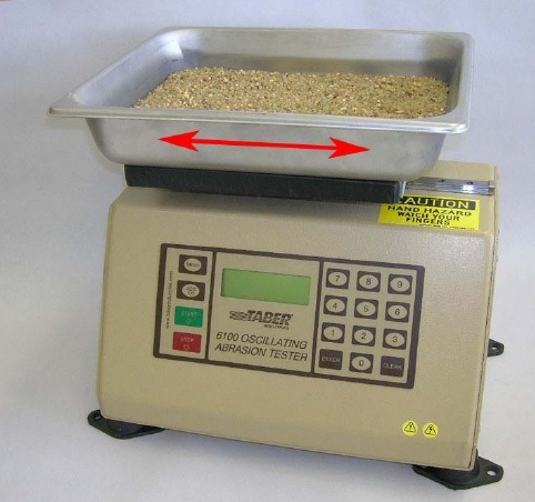 Bayer 베이어 마모 시험 장치는안과용 렌즈 전면의 정상적인 마모를 재현하기 위해 진동 모래 연마 시험기와 함께 사용됩니다. 이 테스트는 모든 코팅되지 않은 CR39-ISO 표준 플라노 렌즈와 시험하고자하는 시험 적용 샘플 렌즈와 마모도를 비교하여 평가분석 합니다.