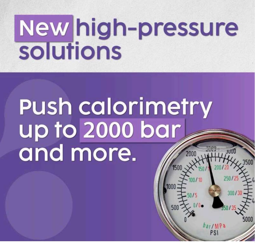 HIGH PRESSURE DSC-모델 CALVET DSC-초고압 2,000 BAR 이상 제어기술