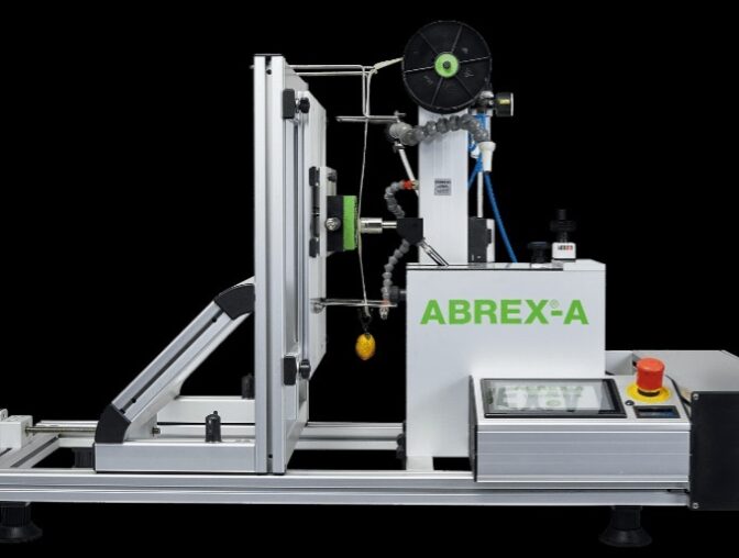 독일 INNOWEP사 모델 ABREX 마모시험기의 전면 이미지