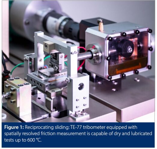 ASTM G133-모델 TE77-공간분해능력 왕복 마찰력 측정기