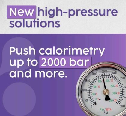 HIGH PRESSURE DSC-모델 CALVET DSC-초고압 2,000 BAR 이상 제어기술