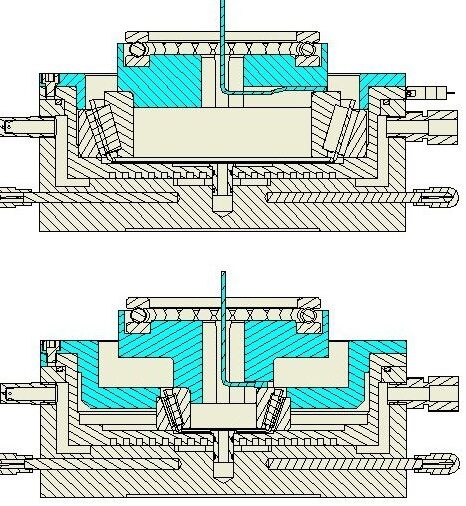RCF-2-High Load Assembly-내부도면-축방향 구름베어링 시험기