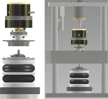 RCF-2-Low Load Assembly-축방향 구름베어링 시험기-저하중 시험용 장치
