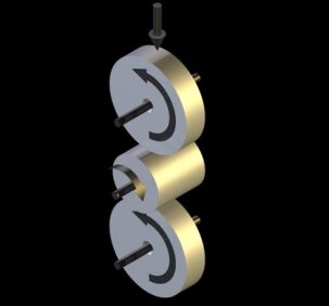 RCF-3-Three Roller Type-2 Roller on Rod Type 이미지-베어링 소재의 초고속 구름접촉 피로 시험기