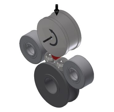 RCF-8-RCF-TWO BALL ON ROD-ROLLING CONTACT FATIGUE-Contact-Concept