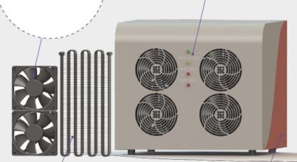 FLEXI CHILL-SETLINE TGA-열중량 분석기의 냉각순환 시스템