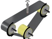 Model ST-BA Belt Abrasion Tester-Test Geometry-시험 형상