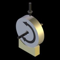 TE 39 JOURNAL BEARING FRICTION RIG-Test Concept Image-Clockwise Counterclockwise Direction