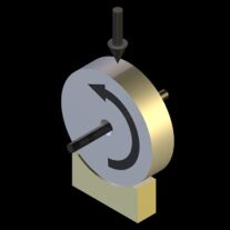 TE 39 JOURNAL BEARING FRICTION RIG-Test Concept Image-Counterclockwise Direction