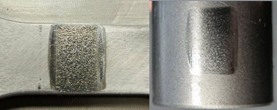 TE 55 MICRO-PITTING & BEARING FRETTING RIG-Example Test – Micro-pitting 3-1,500,000 피로 사이클 이후시편 표면