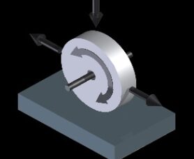 TE 55 MICRO-PITTING & BEARING FRETTING RIG-Test Geometry