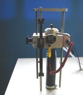 TE 68 GAS JET EROSION RIG-가스제트 침식 마모 시험기-노즐 위치 및 스탠드오프 거리 조절용 수직 이동 모듈