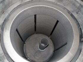 Top view of 3000C Graphite hot zone